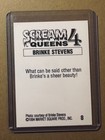Scream Queens 4 Card - Brinke Stevens Signed Autographed  8