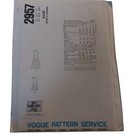 Vintage Christian Dior Vogue Paris Sewing Pattern 2957 Sz 10 Evening Gown Uncut