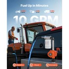 Uimoso 12v Dc Fuel Transfer Pump  10 Gpm For Diesel  Gasoline  With Auto Nozzle