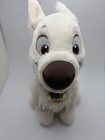 Disney Parks Store Bolt Plush White Lightning Dog Character Stuffed Collar