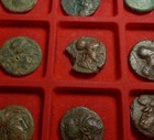 Islands Off Thrace Samothrake 3rdc Bc     Athena   Cybele Seated 45  Each  F vf