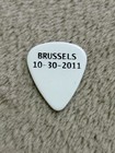 The Cult 10 30 2011 Brussels Tour Guitar Pick
