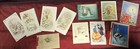 Lot 11 Vintage Antique Christmas Greeting Cards 1920s Unused