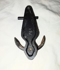 Vintage Ship Boat Anchor Door Knocker 3 7 8  Long Cast Iron Nautical Ocean Decor