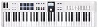 Arturia Keylab Essential 61-key Mk3 White Keyboard Controller on-stage Stand