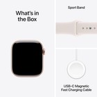 Apple Watch Series 11  gps  42mm Rose Gold Aluminum Case Sport Band S m Meu04lwa