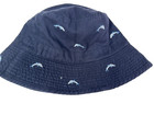 The Children   s Place Boy Girl Bucket Hat Navy  Blue Dolphins Sz 10 - 14