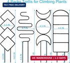 4 Packs Trellis For Climbing Plants Indoor  Henable Small Garden Metal Trellis F