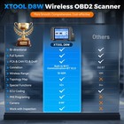 2025 Xtool D8w Auto Full Diagnostic Tool Bi-directional Wifi Scanner Topology 