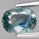 1 24ct Natural Blue-green Sapphire Heated Madagascar Oval Shape Loose Gemstone