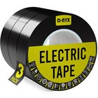 3 Pack Extra Long Vinyl Electrical Tape Rolls Waterproof Flame Heat 3 4 In X 66
