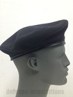 New Us Military Issue Inspection Ready Black Wool Beret Size 7 Medium Dscp