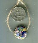 African Trade Beads Vintage Antique Venetian Old Glass Millefiori Tabular Bead