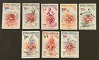 Travelstamps  1957 Dominican Republic Stamps Scott  b1-b5  Cb1-cb3 Red Cross Mnh