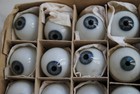 1 Box With 50 Old German Human Prosthetic Glass Eye