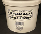 Wolf Athletics Coaches Bucket   22 Rubber Balls Epoch Lacrosse New Unused Pll