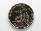 Eritrea 5 Cents Coin  1997 Leopard  Animal Coin Uncirculated Wild Cat Ebayship