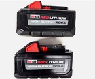 2 Pcs For M18 Milwaukee 48-11-1865 6 0 Ah Batteries 18v Xc 18 Volt High Output