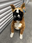 Large Boxer Dog Plush Melissa   Doug 24  Stuffed Animal  new With Tags fedex   