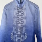 Men   s Traditional Barong Tagalog  X Large   Blue