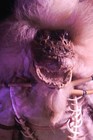 Handmade freaky unsettling scary baby Aligator Humanoid Taxidermy Doll Creature