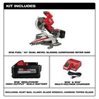 Milwaukee 2734-21 M18 Fuel 18v 10  Dual Bevel Sliding Compound Miter Saw Kit