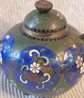 Pair Of Antique Japanese Cloisonne Enamel Miniature Teapots Meiji Era Must See
