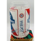 Vintage Pabst Blue Ribbon Beer Can Shaped Glass 16oz