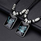 Horoscope Astrology Zodiac Sign Resin Unisex Charm Pendant Constellation Galaxy