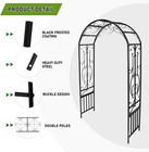 Arch Garden Arbor Curved Gardentrellis For Climbing Plants Outdoor Ceremony