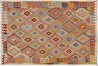 Hand Knotted Afghan Chobi Kilim Wool Area Rug By Afghan Artisan 9 8 X 6 6 Ft