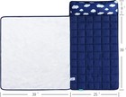 Kids Nap Mat With Soft Pillow For Preschool Sleeping daycare travel Navy