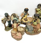 Vintage Young s Black Americana African American Children Figurine Lot Of 12