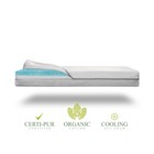 Modera Organic Cotton Crib Mattress - 2-stage Memory Foam Infant Toddler