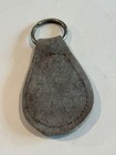 Rare 1970s Vintage   american Motors   leather Metal Keychain keyring keyfob Lqqk