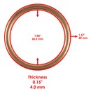 2 Exhaust Pipe Gaskets For Honda Atc350x 1985 1986