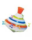 Classic Spinning Tops Toy Led Light Music Gyro Toy Hand Push Down Spinner Top