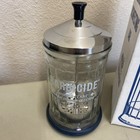 King Research Barbicide Glass Disinfectant Jar W  Original Box 