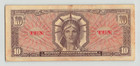 Usa Mpc 10 Dollars Series 641  1965-68  887 3 3rd Printing  Orig Vf  J19184540j