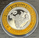 Fitzgeralds Las Vegas  10 Silver Strike Token 1995 Mr O lucky New Case