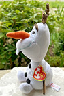 Ty Beanie Babies Disney Frozen Olaf 2014 Plush Pellet Filled Toy New With Tag