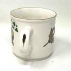 Vintage Carrigaline Pottery Ltd Cup Horse   Buggy Clover  From Ireland Souvenir
