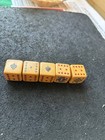 Vintage Mid Century Poker Dice Set Lot Of 5- Bakelite