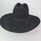 Bailey 8x Beaver Black Suede 7 1 4 Western Cowboy Mens Hat Riding