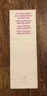 Auto Train Railroad Matchbook Cover  x1 