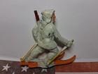 Manoil Finn Army Skier Toy Soldier