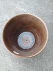 Vintage West Germany Pottery Planter Ceramic Blue Brown Relief Pot 274 15