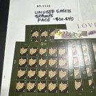 U s  Stamp Lot  Unused Sheet Lot Fv  30-40 Navajo Jewelry More St-1132