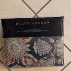 Nwt Ralph Lauren Full   Queen Duvet Archer Foulard Blue Red Floral