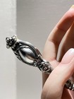 Vintage Sterling Silver Art Nouveau Floral Glove Button Hook 32 9 G
